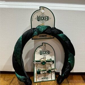 Wicked Conair Headband and Scunci Hair Clips Set